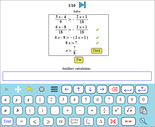 Aplusix Web UI